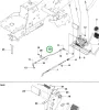 Husqvarna váltóvezérlő bowden 1760 mm R 216T AWD, R 316TX AWD riderhez robbantott ábra