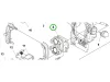 Husqvarna szívócső karburátorhoz 545RX, 545FR fűkaszához robbantott ábra