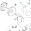 Husqvarna hajtókerék Automower 305 robotfűnyíróhoz robbantott ábra