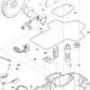 Husqvarna vágómagasság állító csavar Automower 305 robotfűnyíróhoz robbantott ábra