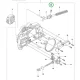 Husqvarna Torx csavar M3,63 x 8 mm 120 Mark II láncfűrészhez robbantott ábra
