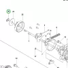 Husqvarna Seeger gyűrű 120i, 215i, 225i, 230i láncfűrészhez robbantott ábra