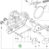 Husqvarna láncfeszítő készlet 545 Mark II láncfűrészhez robbantott ábra