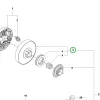 Husqvarna kuplungdob .325" 7 fogas 555, 545, 550 XP láncfűrészhez robbantott ábra