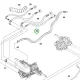 Husqvarna hidraulikatömlő 1/2 col 530 mm R 418TsX AWD riderhez robbantott ábra