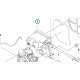 Husqvarna légszűrőház 120 Mark II láncfűrészhez robbantott ábra