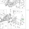 Husqvarna forgattyúház csavar 545 Mark II láncfűrészhez robbantott ábra
