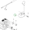 Husqvarna gyújtótekercs 120 Mark II, 136, 137, 240 láncfűrészhez robbantott ábra