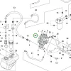 Husqvarna hidraulikus pumpa Tuff Torq P 524X riderhez robbantott ábra