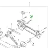 Husqvarna gázkarcsavar 525LK szegélyvágóhoz robbantott ábra