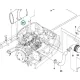 Husqvarna Kubota D902 kipufogódob P 520D riderhez robbantott ábra