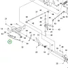 Husqvarna bowden pedálhoz P 520DX, P 525DX, P 535HX riderhez robbantott ábra