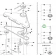 Husqvarna késtengely 171 mm R 320 AWD riderhez robbantott ábra