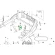 Husqvarna motor rögzítő P 520D, P 525D, P 525DX, P 535HX riderhez robbantott ábra