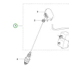 Husqvarna gyújtómodul Walbro 555RXT, 555FXT fűkaszához robbantott ábra