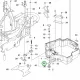 Husqvarna biztosítógyűrű váz P 524X, P 524, P 525D riderhez robbantott ábra