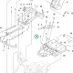 Husqvarna anya motor és hidraulika P 524, P 524X, P 525D riderhez robbantott ábra