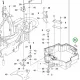 Husqvarna karimás anya M10 P 524X, P 525D, P 525DX riderhez robbantott ábra