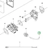 Husqvarna karburátor szár 525LK, 525RX fűkaszához robbantott ábra