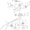 Husqvarna kuplung P 524X, R 420TsX riderhez robbantott ábra