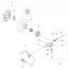 Husqvarna kuplungdob .325" mini 7 fogas 540 XP Mark III láncfűrészhez robbantott ábra