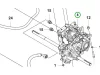 Husqvarna hátsó hidraulikus hajtómű P 524X riderhez robbantott ábra