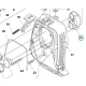 Husqvarna takarólemez szívófejhez 545RX, 545FR fűkaszához robbantott ábra
