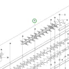 Husqvarna vágókés komplett régebbi kivitel 226HD75S sövényvágóhoz robbantott ábra