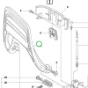 Husqvarna fékkar 120 Mark II, 230, 235, 236 láncfűrészhez robbantott ábra