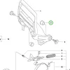 Husqvarna kuplungfedél persely 555, 545, 550 XP, 562 XP láncfűrészhez robbantott ábra