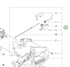 Husqvarna üzemanyagtartály 550 XP, 545 láncfűrészhez robbantott ábra