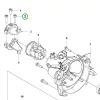 Husqvarna forgattyúház csapszeg 525LK, 525RX fűkaszához robbantott ábra