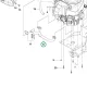 Husqvarna szívócsonk Kawasaki R 316TX AWD riderhez robbantott ábra