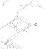 Husqvarna szerelékkeret C94 C103 szürke R 214TC, R 216T AWD riderhez robbantott ábra