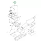 Husqvarna üzemanyag bowden 585 mm R 214TC, R 216T AWD riderhez robbantott ábra