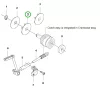 Husqvarna lánckerék 1/4" 8 fogas 330i, 535i XP láncfűrészhez robbantott ábra