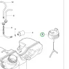 Husqvarna tanksapka szürke 525RX Mark II fűkaszához robbantott ábra