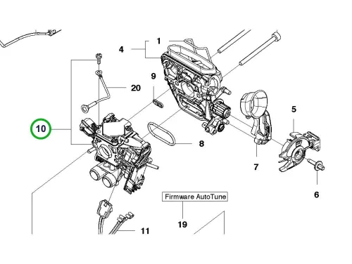 Husqvarna karburátor 455e Rancher láncfűrészhez robbantott ábra