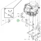 Husqvarna kipufogó közdarab Kawasaki FS541 R 418Ts AWD riderhez robbantott ábra