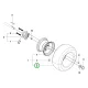 Husqvarna gumiabroncs 200 R400 R 418TsX AWD riderhez robbantott ábra