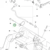 Husqvarna hordheveder tartó T542i XP, T540 XP Mark III láncfűrészhez robbantott ábra