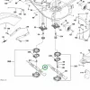 Husqvarna fűnyírókés 107 cm bal Revolution TC 342 fűnyírótraktorhoz robbantott ábra