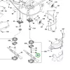Husqvarna fűnyírókés 107 cm jobb Revolution TC 342 fűnyírótraktorhoz robbantott ábra