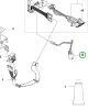 Husqvarna kábelköteg első védőhöz 520iHD60, 520iHD70 sövényvágóhoz robbantott ábra