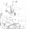 Husqvarna membrán 545 Mark II, 550 XP Mark II láncfűrészhez robbantott ábra