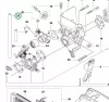 Husqvarna egyenes benzincső 190 mm 555RXT, 555FXT fűkaszához robbantott ábra