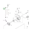 Husqvarna karburátor benzincső 160 mm 345FX, 343R fűkaszához robbantott ábra
