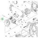 Husqvarna benzincső egyenes 38 mm 545RX, 545FR fűkaszához robbantott ábra