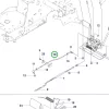 Husqvarna hajtómű vezérlőkábel R 214TC, R 420TsX AWD riderhez robbantott ábra