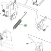 Husqvarna emelőrugó 97/107 cm TC 338, TC 342, TC 142 fűnyírótraktorhoz robbantott ábra